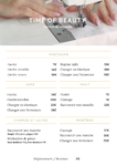 Marron et Vert Petit déjeuner Liste de prix.png