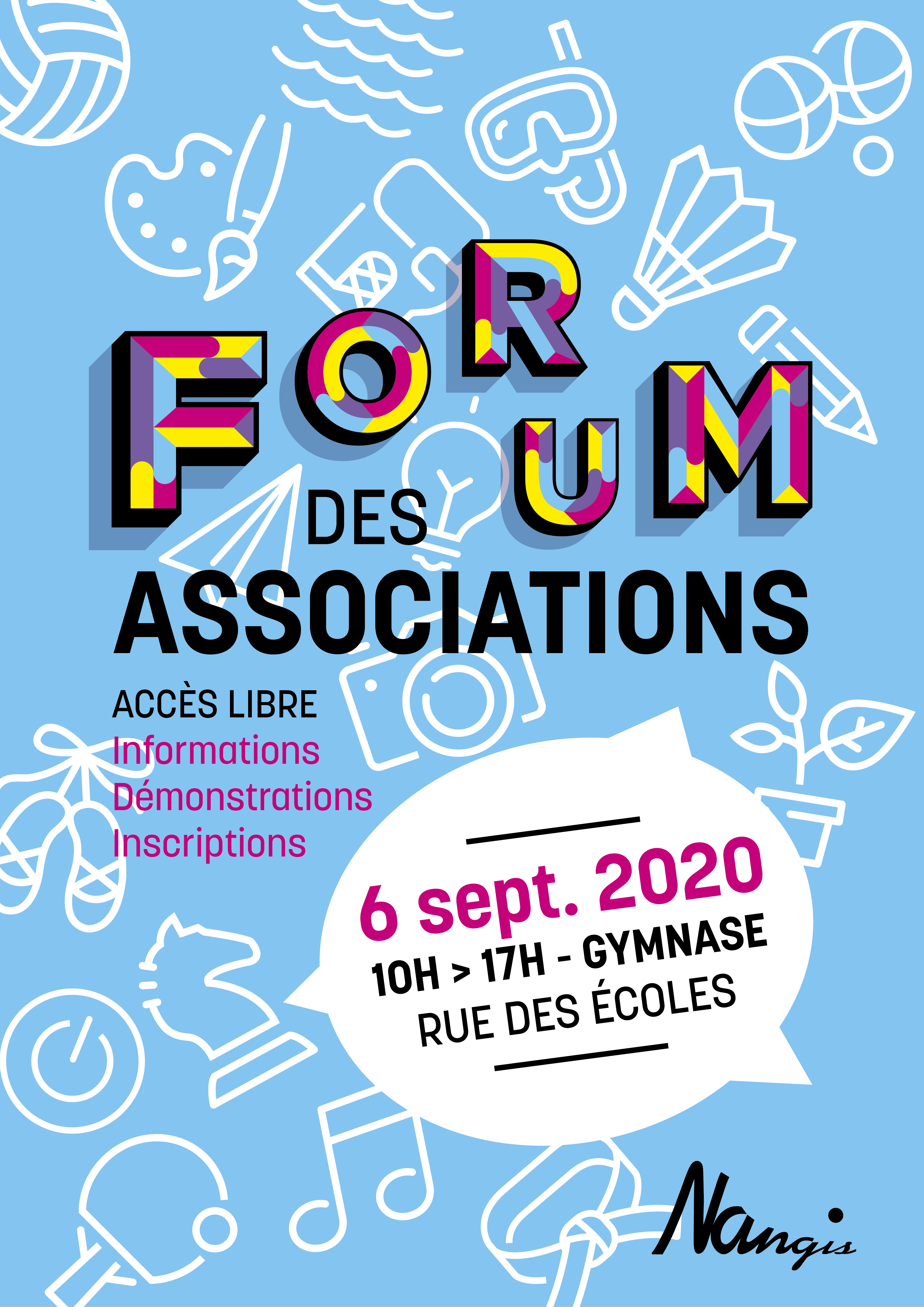 affiche_a3_forum_association_2020 | Ville de Nangis